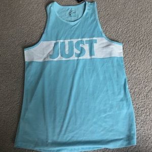 NWT Blue Nike Dri Fit Tank Top Size Small